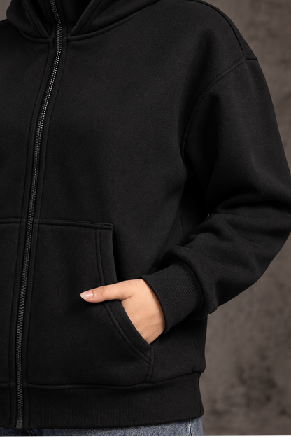 Balaclava Ninja Zipper Hoodie Jacket For Women