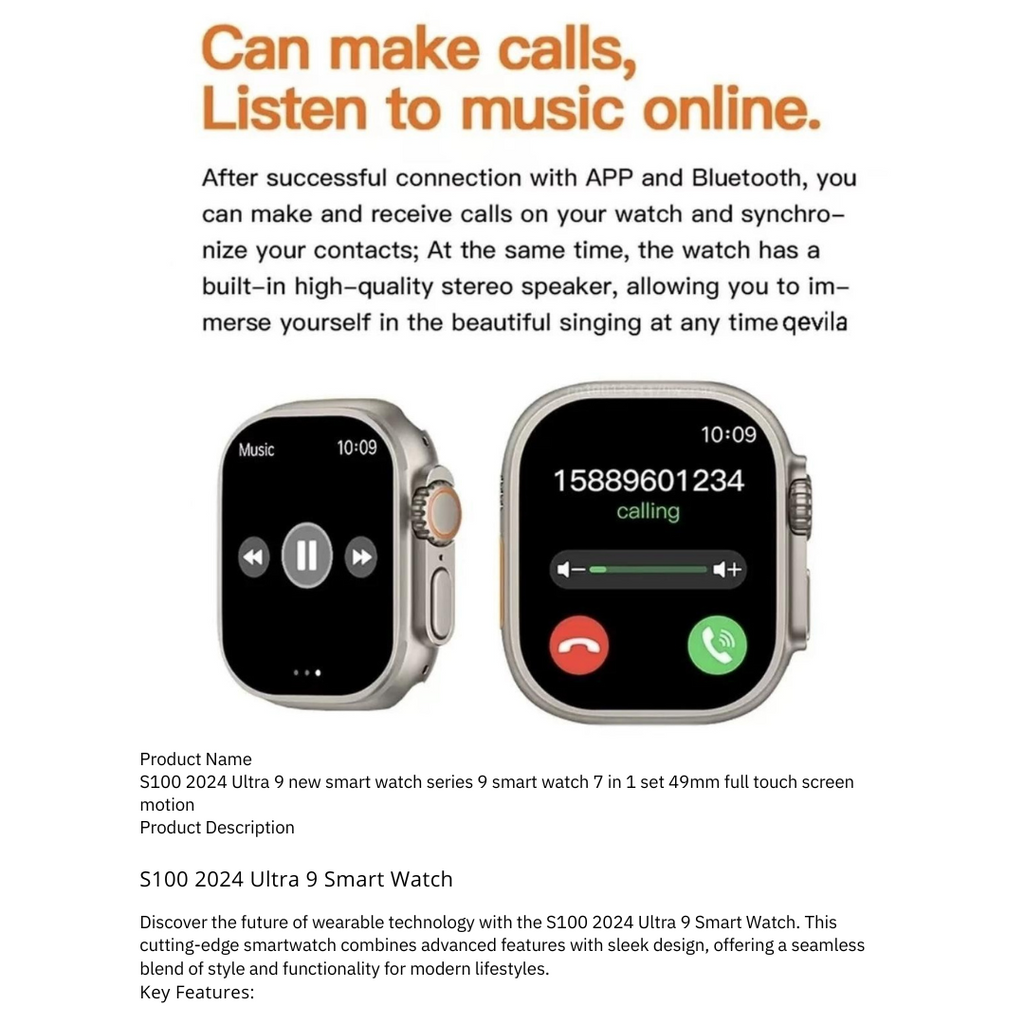 Nexusdrop S100 Ultra Watch