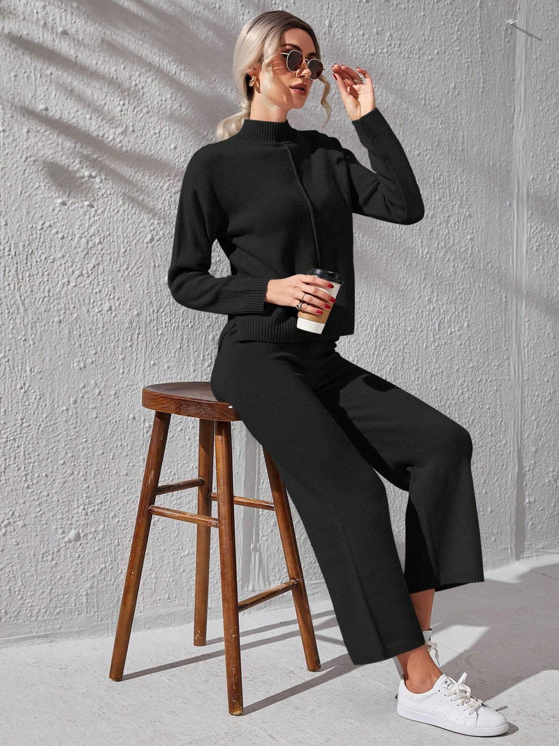 Winter Black Basic Co-Ord Set