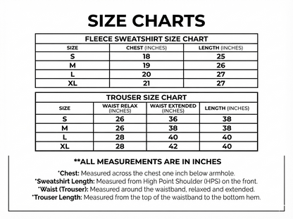 Winter Coffee Color Plazzo Co-Ord Sets - Size chart