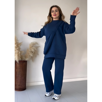 Winter Blue Carryall Co-Ord Set + Bag