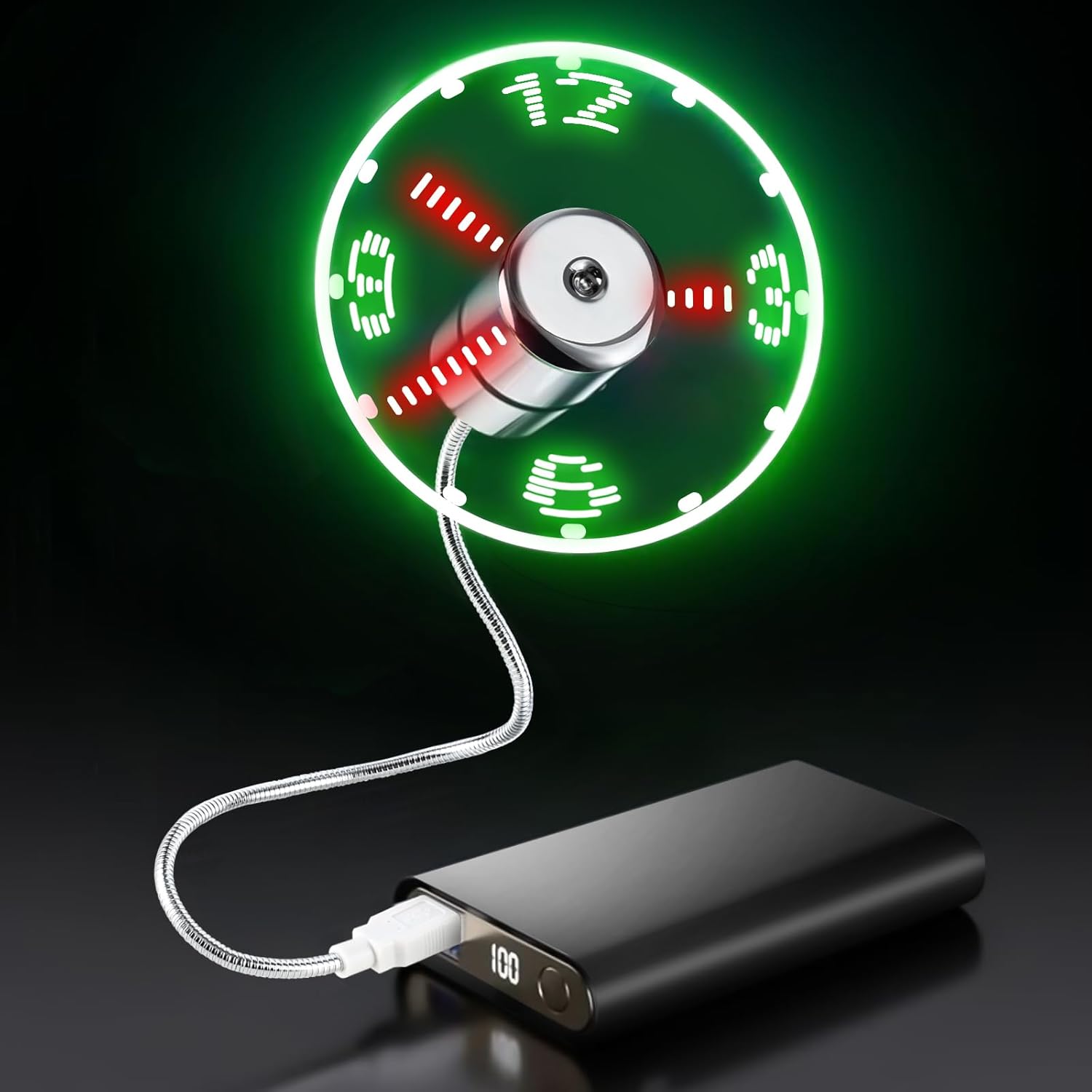 Nexusdrop USB Clock Fan