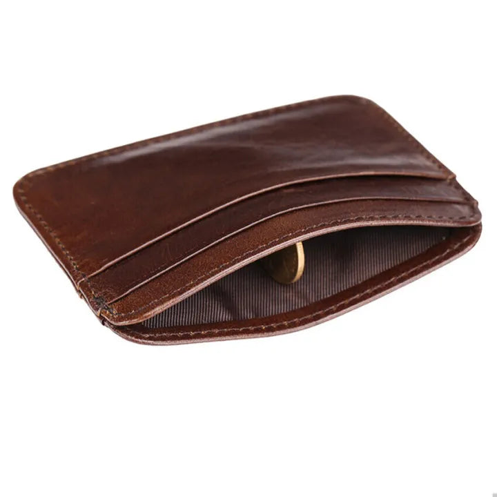 Minimalistic Leather Card Holder