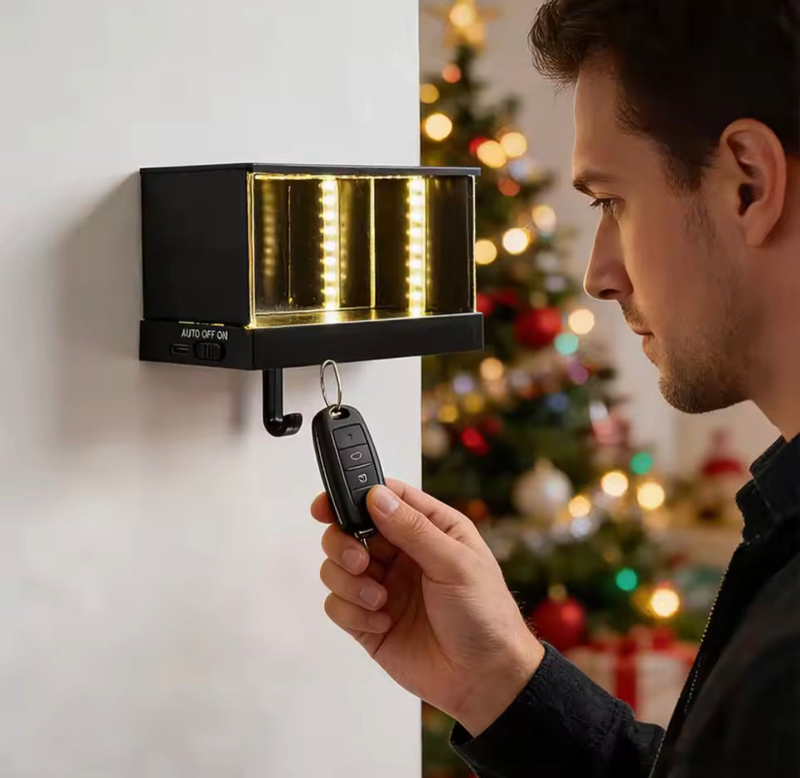 Infinity LED Car Key Display Holder