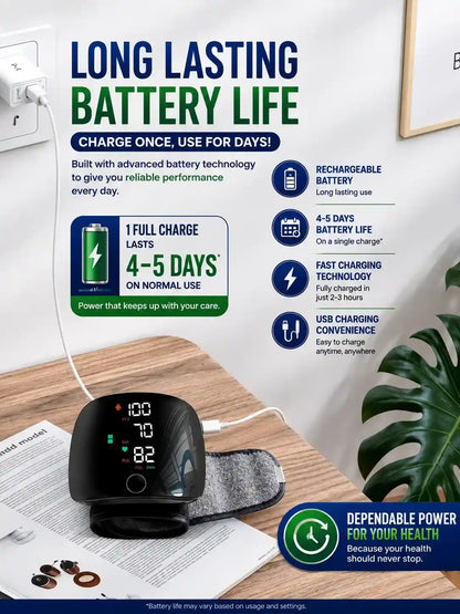 Digital BP monitor wrist cuff – suitable for 13.5 to 21.5 cm wrist circumference
