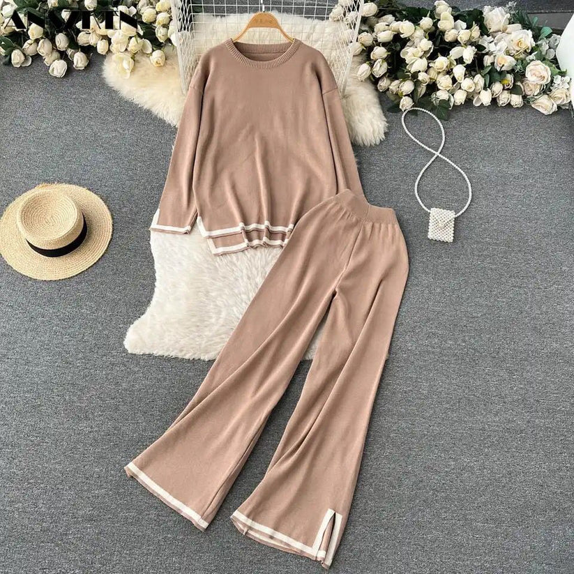 Winter Coffee Color Plazzo Co-Ord Sets