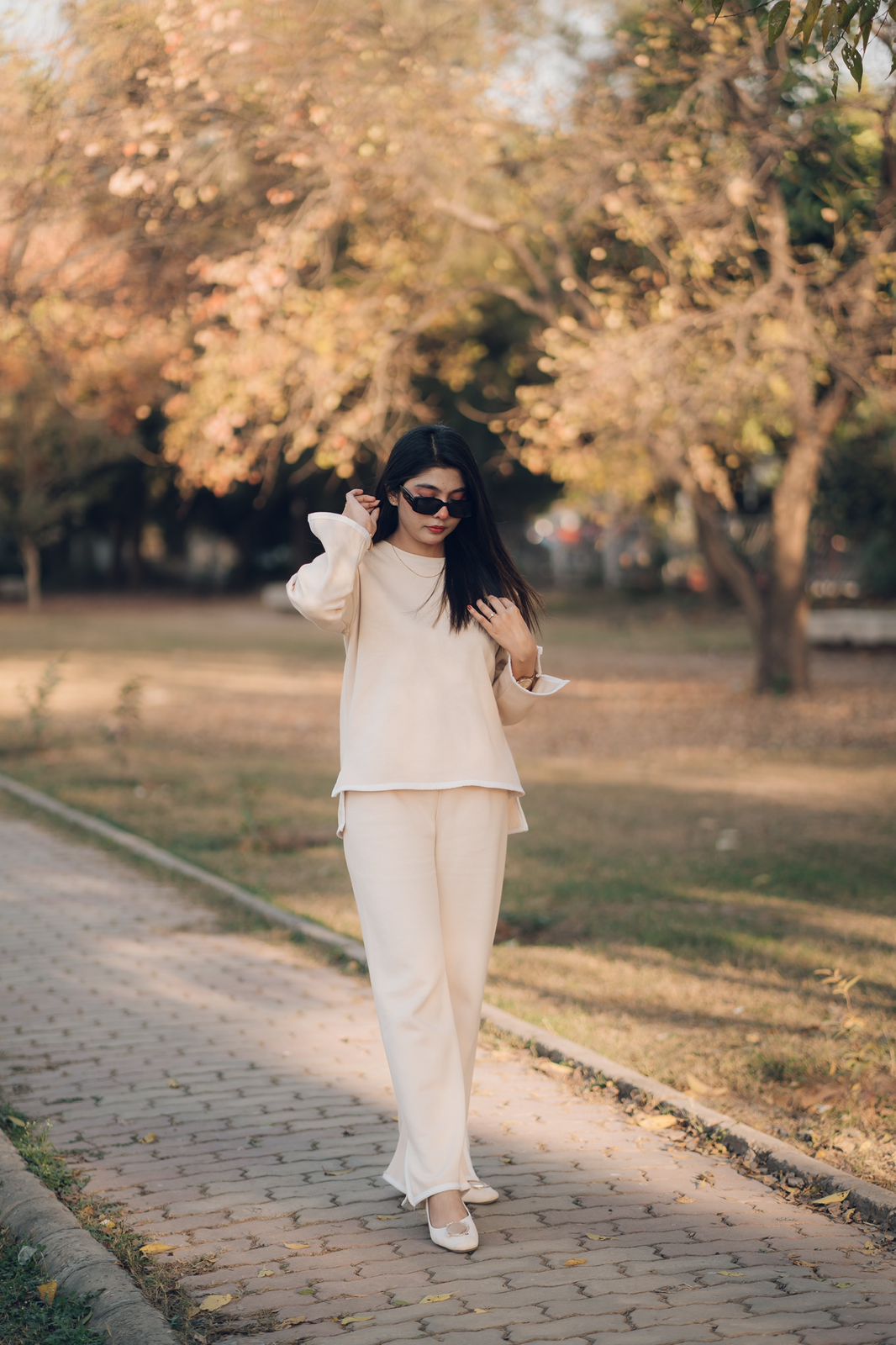 Winter Coffee Color Plazzo Co-Ord Sets