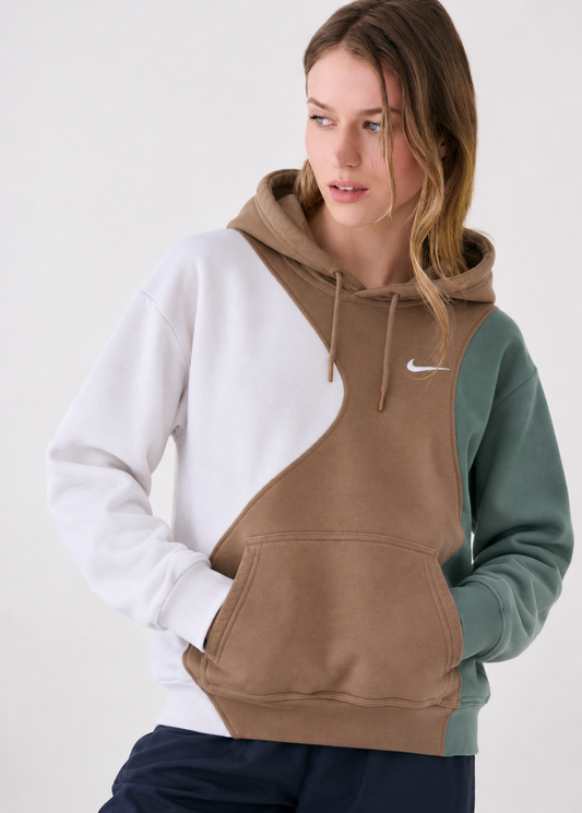 Winter Brown Multi Basic Hoodie