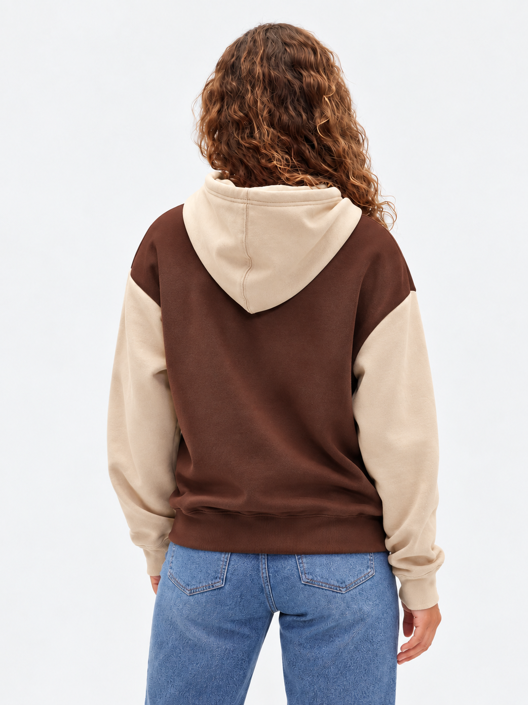Winter Coffee With Cream Basic Hoodie For Women
