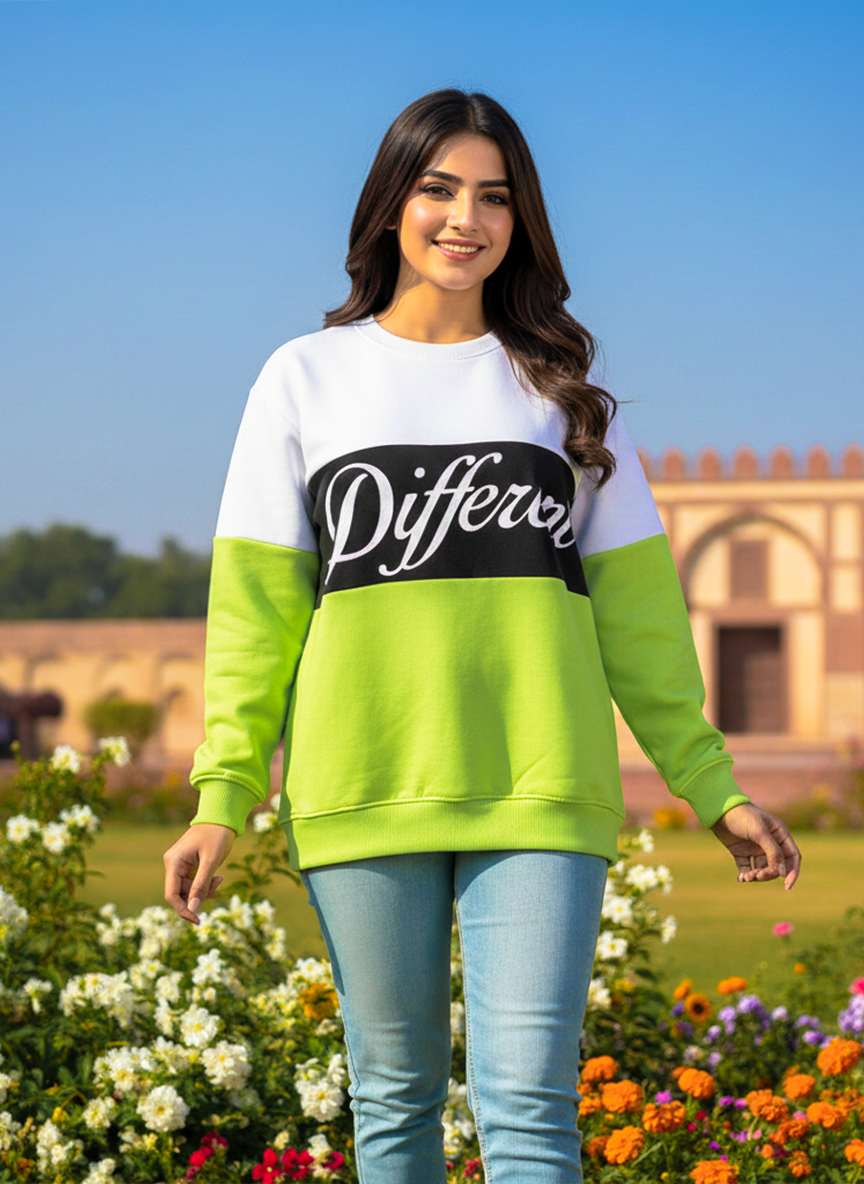 Winter Different Printed Sweatshirt