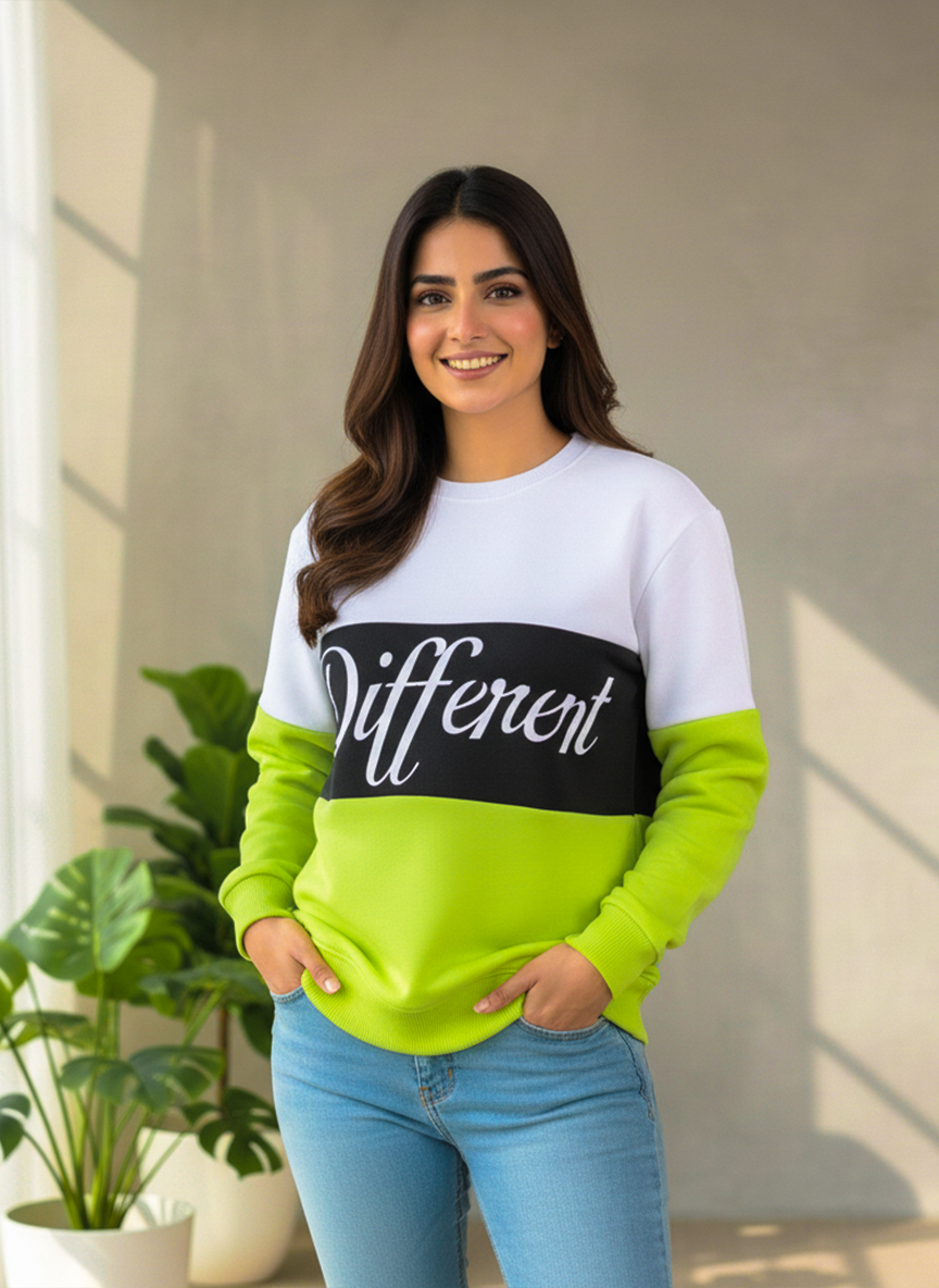 Winter Different Printed Sweatshirt