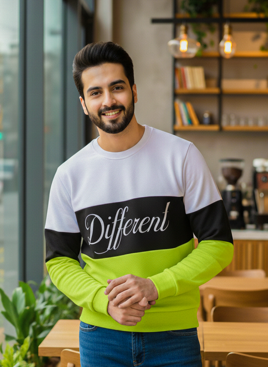 Winter Different Printed Sweatshirt For Men