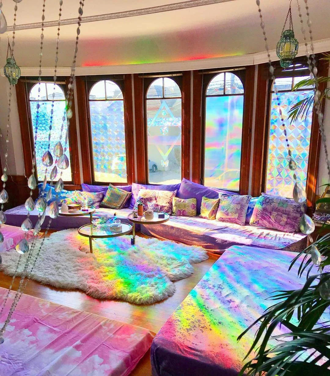 Window Film Rainbow & Multiple Patterns for Your Space,Suncatcher